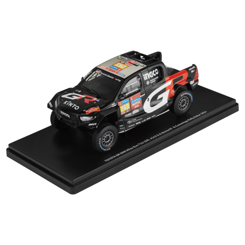 GR DKR Hilux EVO Die-Cast 2024 Dakar Rally #243 Botterill and Cummings 1:43