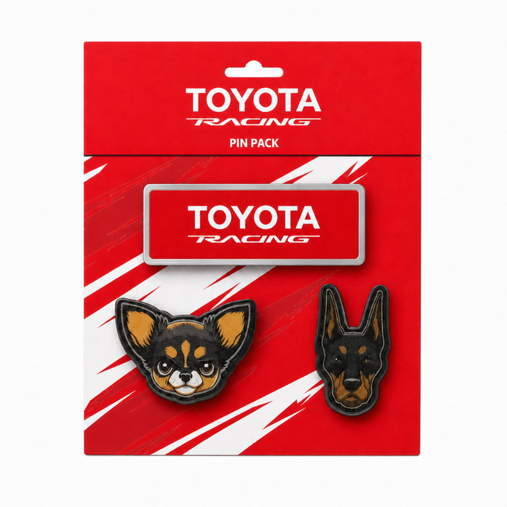 Pre-Order: NEW Toyota Racing WEC Pin Badge Set