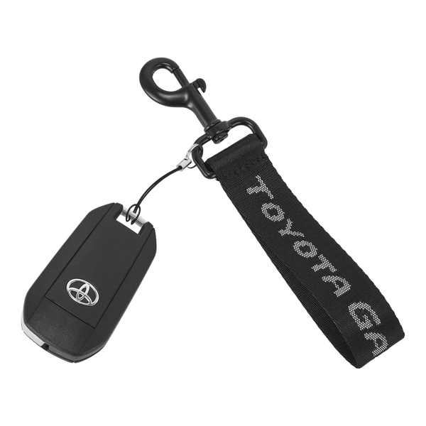 NEW Toyota GR Black Woven Keyring