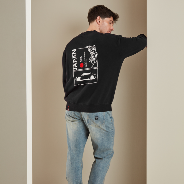 NEW Toyota GR Japan Oversized Sweatshirt Black