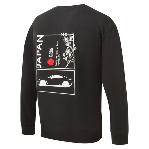 NEW Toyota GR Japan Oversized Sweatshirt Black – TOYOTA GAZOO