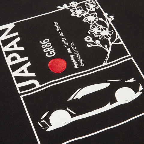 NEW Toyota GR Japan Oversized Sweatshirt Black – TOYOTA GAZOO