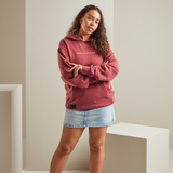NEW Toyota GR Aichi Oversized Hoodie Burgundy