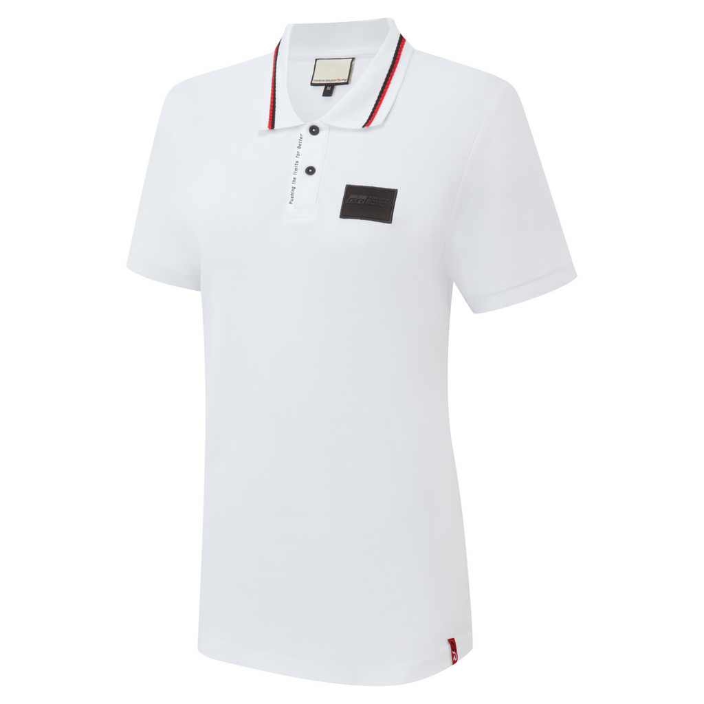 NEW Toyota GR Womens White Polo Shirt