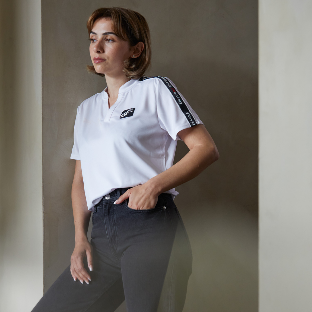 Toyota GR Ladies White Technical Polo – TOYOTA GAZOO Racing Toyota GR Ladies White Technical Polo – TOYOTA GAZOO Racing