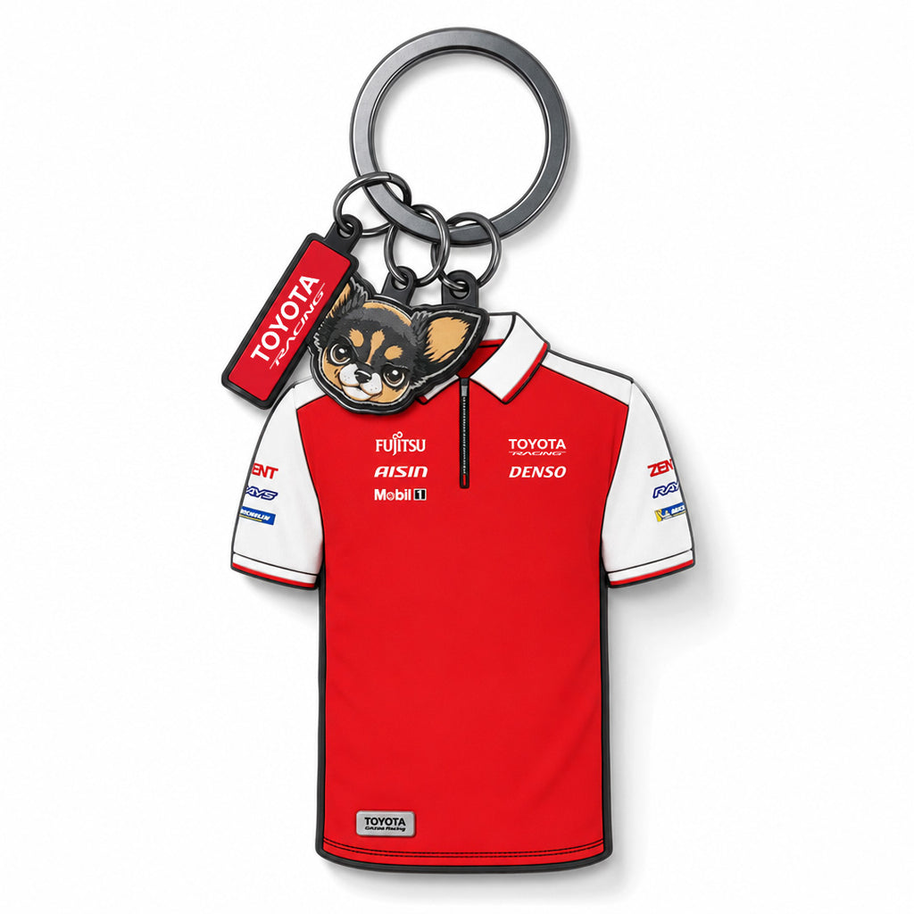 Pre-Order: NEW Toyota Racing WEC #8 Chihuahua Charm Keyring