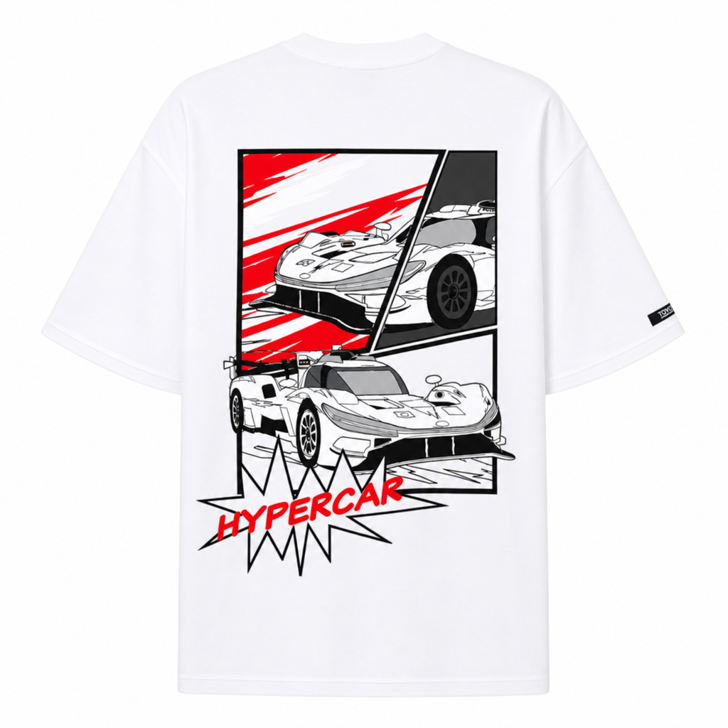 Pre-Order: NEW Toyota Racing WEC Oversized Hypercar T-shirt